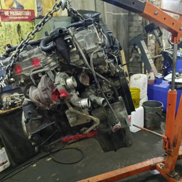 Zamena Dvigatelya Ssangyong Kyron 3