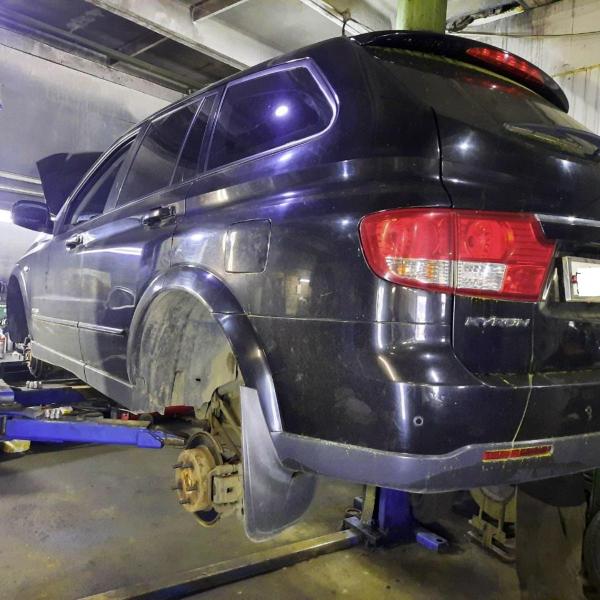 Замена пружин SsangYong Kyron