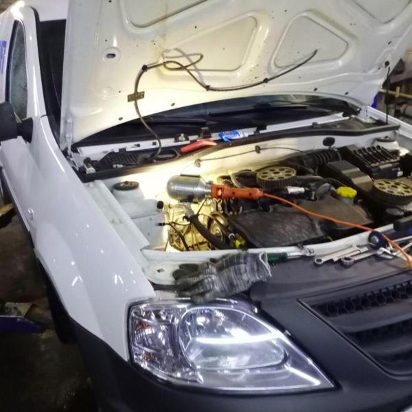 Замена помпы LADA Largus