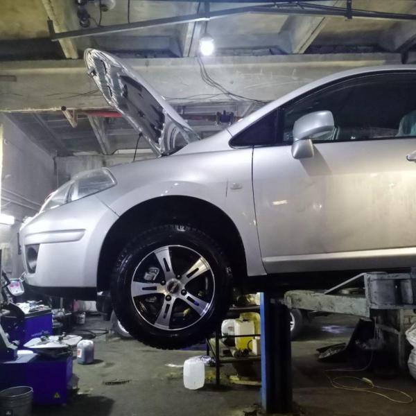 Замена узлов подвески Nissan