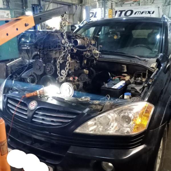 Замена двигателя на контрактный SsangYong Kyron